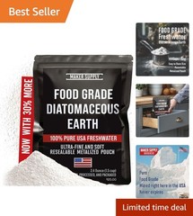 Food Codex Grade Ultra-Fine DE in 2.4oz Resealable Pouch – Pure & Organic