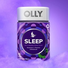 OLLY 3mg Melatonin Sleep Gummies – Blackberry Zen – 70ct