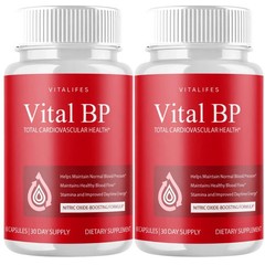 (2 Pack) Vital BP Advanced Blood Support Vitamin Formula VitalBP (60 Capsules)