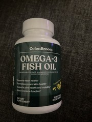 ColonBroom Omega 3 Fish Oil 2640 mg Softgels | Lemon Flavor | Daily Fish Oil …