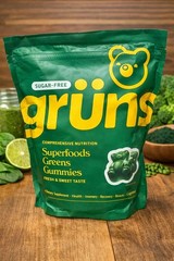 Gruns Adults Super Greens Gummies Bears NO SUGAR Superfood