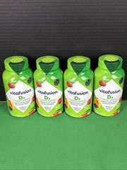 4 PK Vitafusion Vitamin D3 Gummy Vitamins 150 Ct Each Berry & Peach EXP 03/27