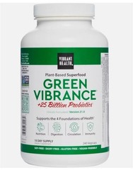 Vibrant Health Green Vibrance Capsules 240 Vegicaps EXP. 3/2028