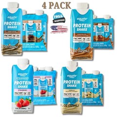 Equate High Performance Protein Shake, Variety Pack, 11 fl oz, 18 Ct
