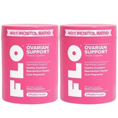 2 BOTTLES-O Positiv FLO Ovarian Support Vitamin-Women’s Ovarian Health & Hormone