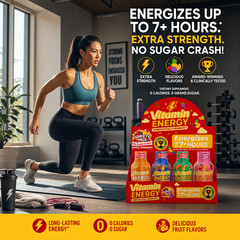 (12 Pack) Vitamin Energy® Variety Pack Energy Shots, Clinically Proven