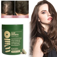 1-3 Pack O Positiv Willo Hair Growth Support For Women Hair Health 60 Capsules*