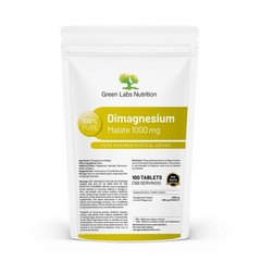 Dimagnesium Malate 1000mg | High Absorption Magnesium | Energy & Muscles