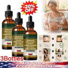 LUMVELLE Wild Harvested Wormwood Herbal Liquid Botanical Supplement Drops 3PCS