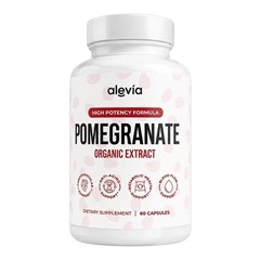 Alevia Pomegranate Capsules 60ct Organic Extract Antioxidant