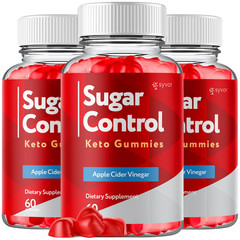 (3 Pack) Sugar Control Keto ACV Gummies 1000MG SugarControl Vitamin 180 Gummies