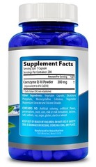 Fresh CoQ10 – Supports Heart Health Non-GMO, 200mg, 200 Capsules NON GMO USA MAD