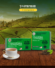 3 Ballerina Herbal Detox Tea (Regular Strength x 30 Tea Bags x 2.18 oz)