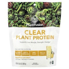 Clear Plant Protein, Pineapple Coconut, 10.6 oz (300 g)