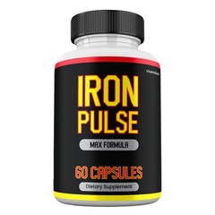 Iron Pulse Supplemement, Max Strength Formula, IronPulse Capsules (10 pack)