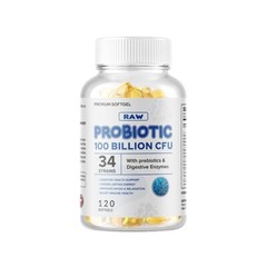 3 x Raw Probiotics 100 Billion CFU Potency Digestive Immune Health 360 Capsules