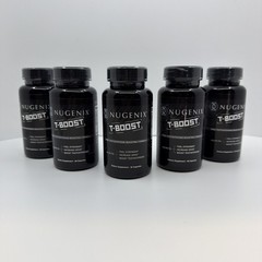 5 PACK Nugenix T Boost Testosterone Booster Supplement 180 Capsules NEW SEALED