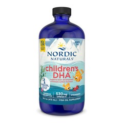 Nordic Naturals Children’s DHA Liquid – Strawberry Flavored Kids Fish Oil, 16 Oz