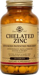 Solgar Chelated Zinc 250 Tablets