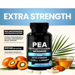 Palmitoylethanolamide Pea Supplement 600 Mg | Micronized Pea 99% Highly Purified