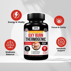 Kaya Naturals Supreme Fat Burner – Weight Loss Pills 60 Count (Pack of 1)