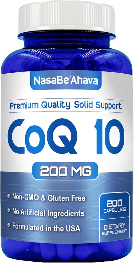 Coq10 200Mg Capsules | Vegan Friendly Coenzyme Q10 200Mg from Easy Absorption Ub