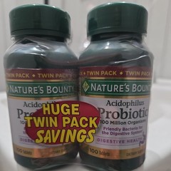 4 Pack Probiotic Acidophilus 100 Million Cfu 400 Tabs (4×100) Vegetarian 2026