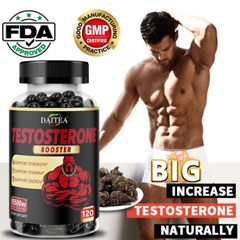 Male Testosteron Supplement – Contains Ginseng, Maca, Saw Palmetto 120 Capsules
