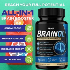 Brainol Advanced Formula Memory & Focus Support Vitamin Supplement 60 Capsules