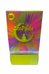 Zen Power Energy Focus Mood Capsules |Original Formula | 24 Packets(2 Caps Each)