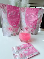 2 X Araya Collagen Plus Ceramide Dietary Supplement 15 Sachets
