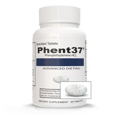 1 Bottle – Phent37 – Diet Pills Fat Burner – Weight Loss – Appetite Suppressant