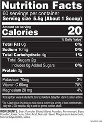 SlimFast Power Beets: Antioxidant-Rich Mixed Berry Supplement, 15.2 oz Canister