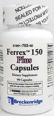Ferrex 150 Plus Bottle 90 count -Expiration Date 3-2025