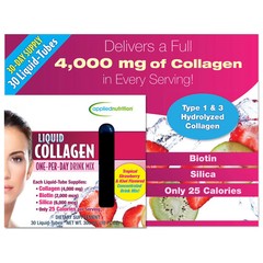 Applied Nutrition Liquid Collagen Tropical Strawberry & Kiwi, 10mL (30 Count)