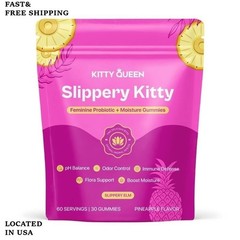 NEW LUXRY Kitty Queen Slippery Kitty – Feminine Probiotic + Moisture Gummies