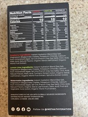 Instant Hydration Electrolytes Powder Packets, 10-Pack Variety Sugar-Free, Keto