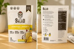 Salud Hydration+Immunity Electrolyte Drink Mix Limonada 15 Exp 06/28