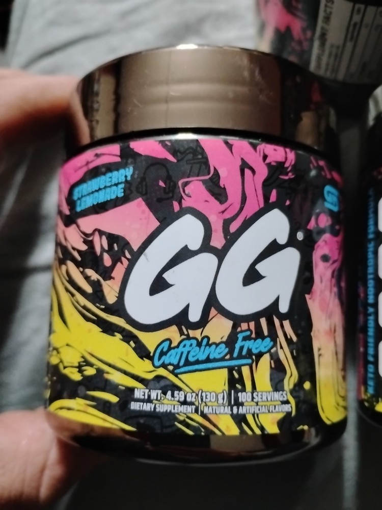 🌟Strawberry Lemonade🌟 GAMER SUPPS GG ENERGY CAFFEINE FREE