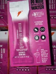 15 Gatorade Hydration Booster, Flavor Citrus Berry 6 Sticks Each 90 Total. 3/26
