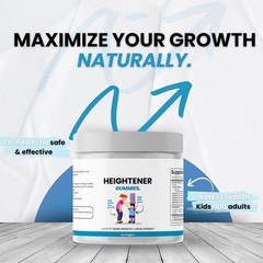 Heightener Gummies Teens Natural Height Growth Supplement for Kids, – and Adult