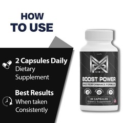 (6 Pack) Boost Power Men’s Health Support Dietary Supplement Male Capsules