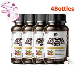 4Pack Parasite Cleanse DETOX Liver Colon Blood Support COLON CLEANSER detox 60pc