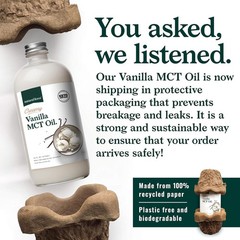 32oz Organic MCT Oil 100% Virgin Coconut Glass Bottle Keto Paleo Vegan Non-GMO