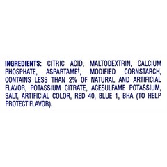 SugarFree Fruit Punch OnTheGo Powdered Drink Mix 120 Count, 30 Count Pack of 4