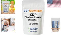10g Citicoline Powder for Cognitive Function and Eye Health with Scoop