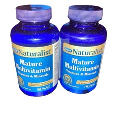 Rexall Mature Multivitamins & Minerals Two Bottles (2) 120 Tablets