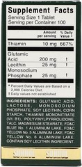 Vitamin, Improve Healthy Brain Function, 100 Tablets, Bottle, US Stock