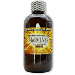 MediSILVER® AMBER Immunity Booster Traditional Colloidal Silver AgNP: 250 mL