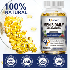Multivitamin MultiMineral for Men, Daily Mens Vitamin Supplement: Non-GMO